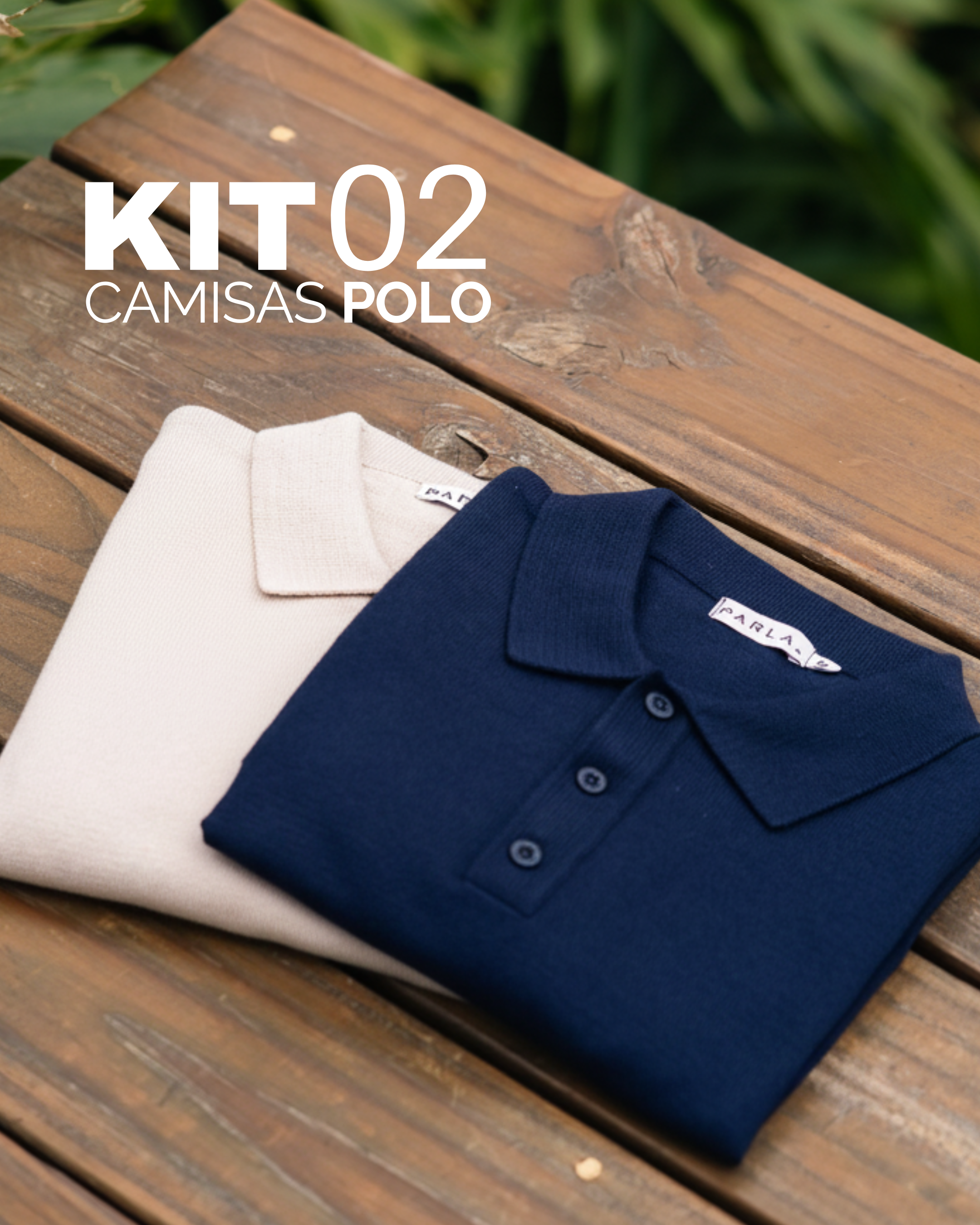 Camisa Polo Tricot (Kit 2)