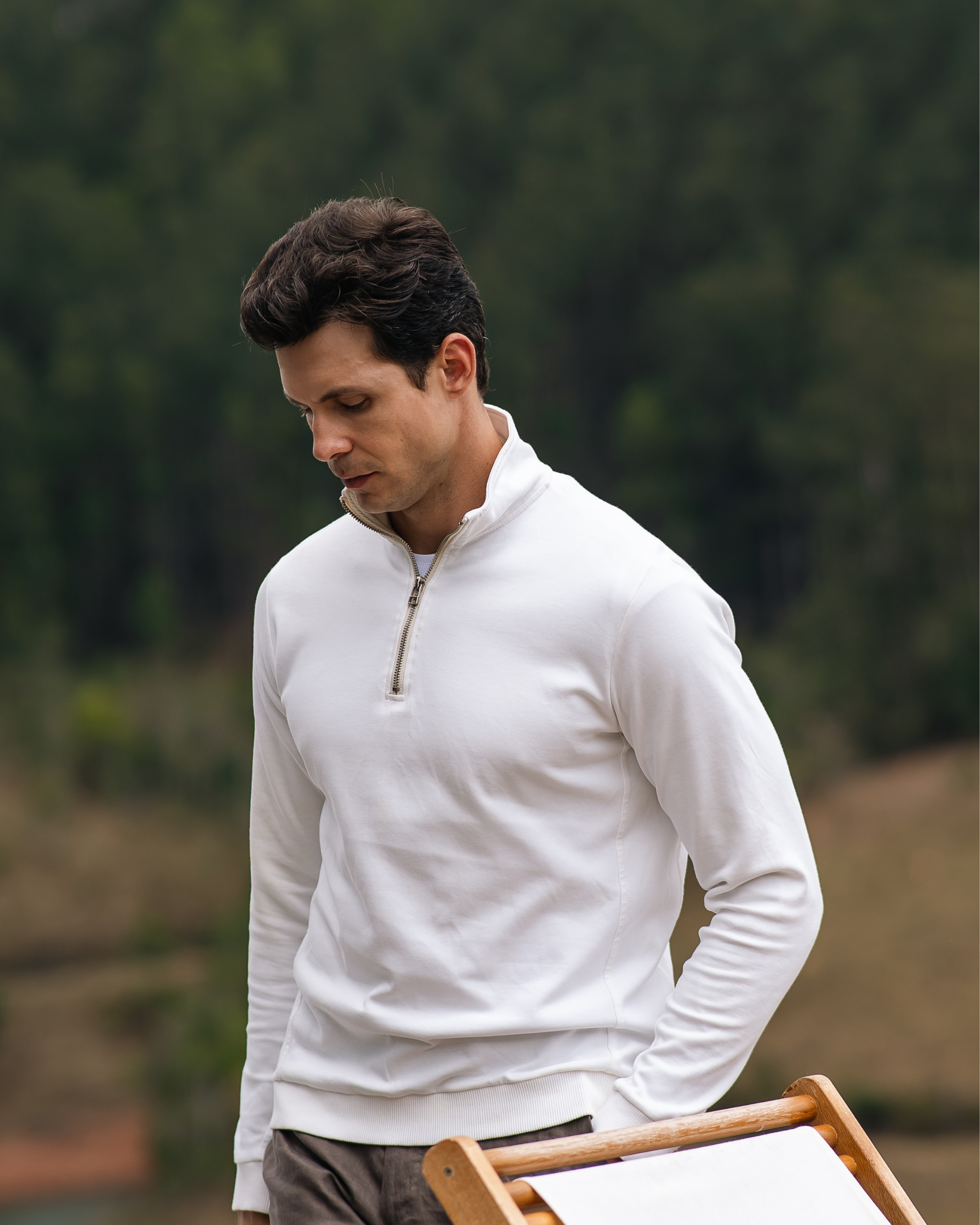 Suéter Zip-Neck (Kit 02)