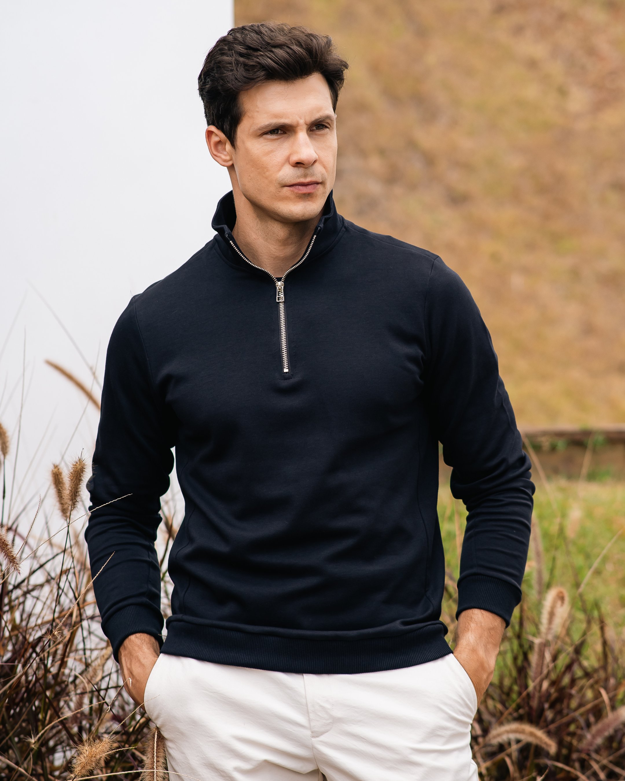 Suéter Zip-Neck (Kit 02)