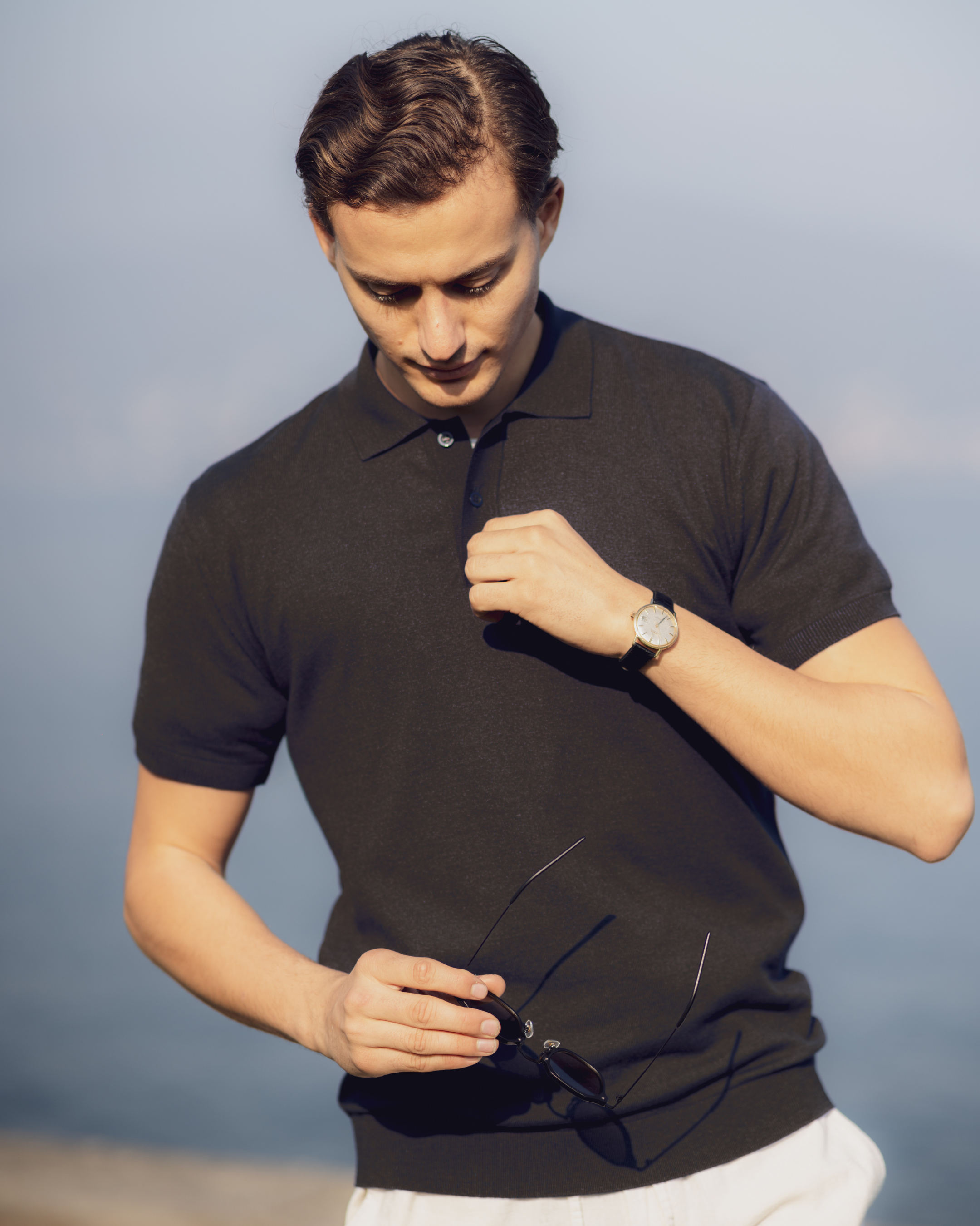 Camisa Polo Tricot – Preto