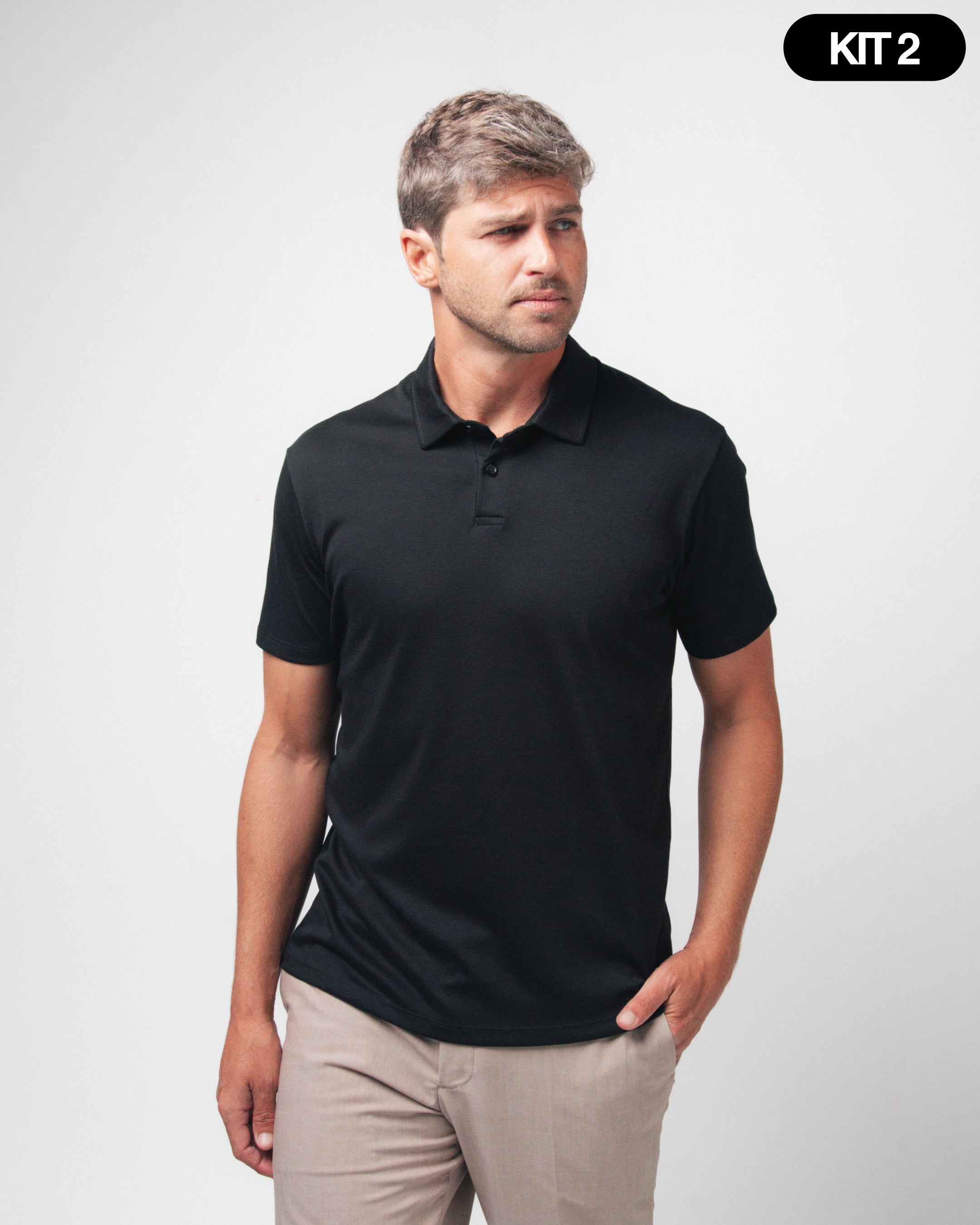 Kit 2 Camisas Polo