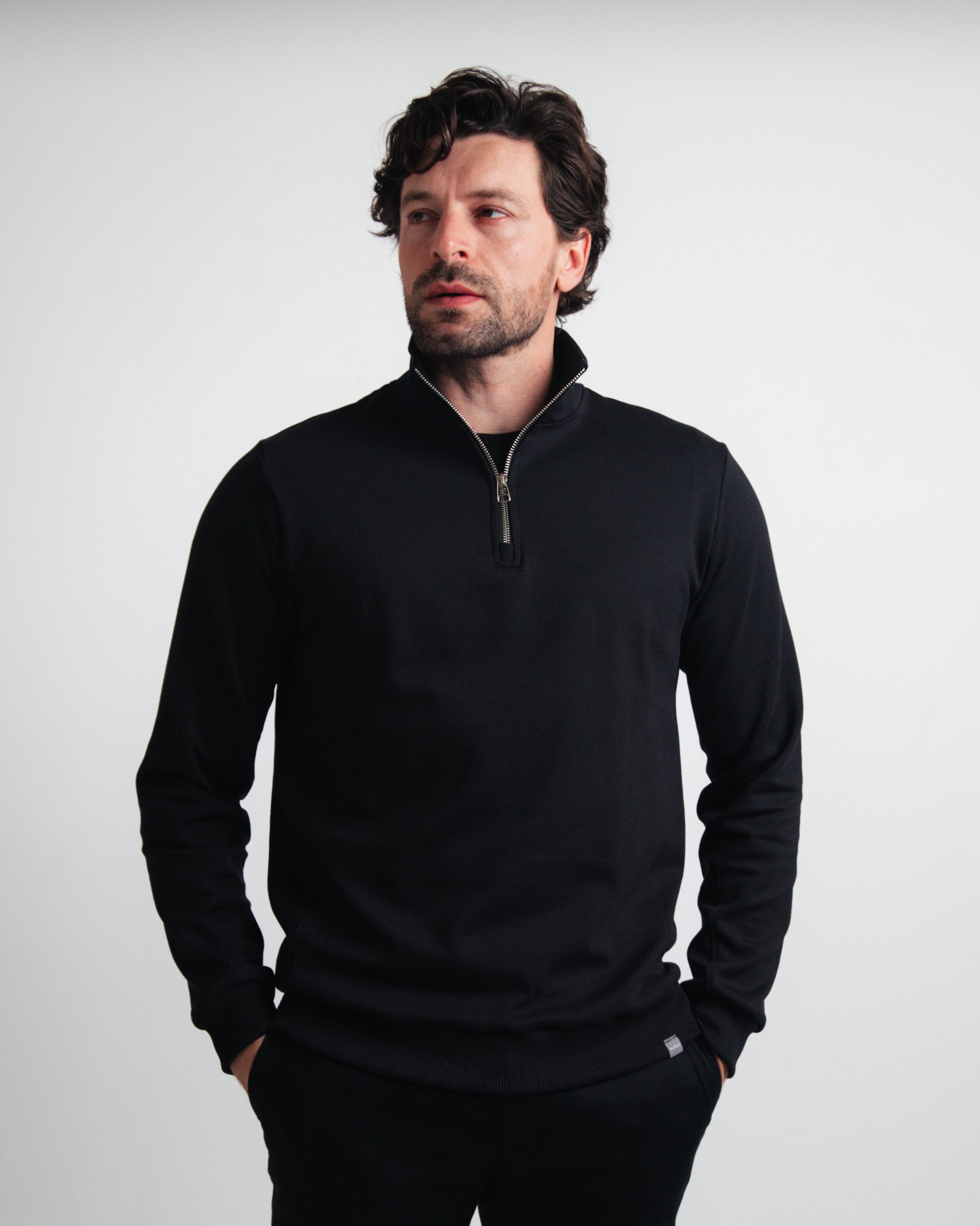 Suéter Zip-Neck