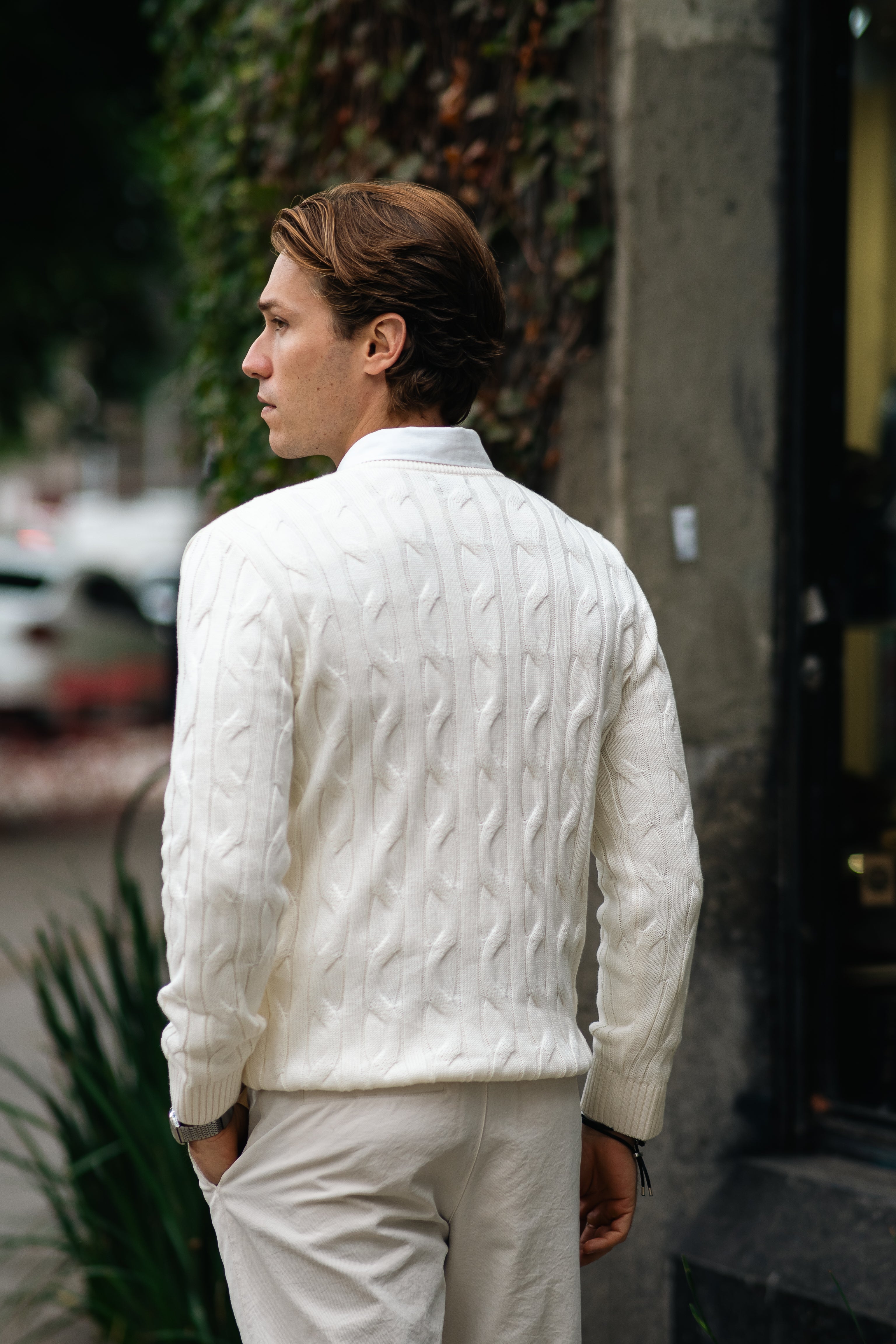 Tricot Trançado – Off White