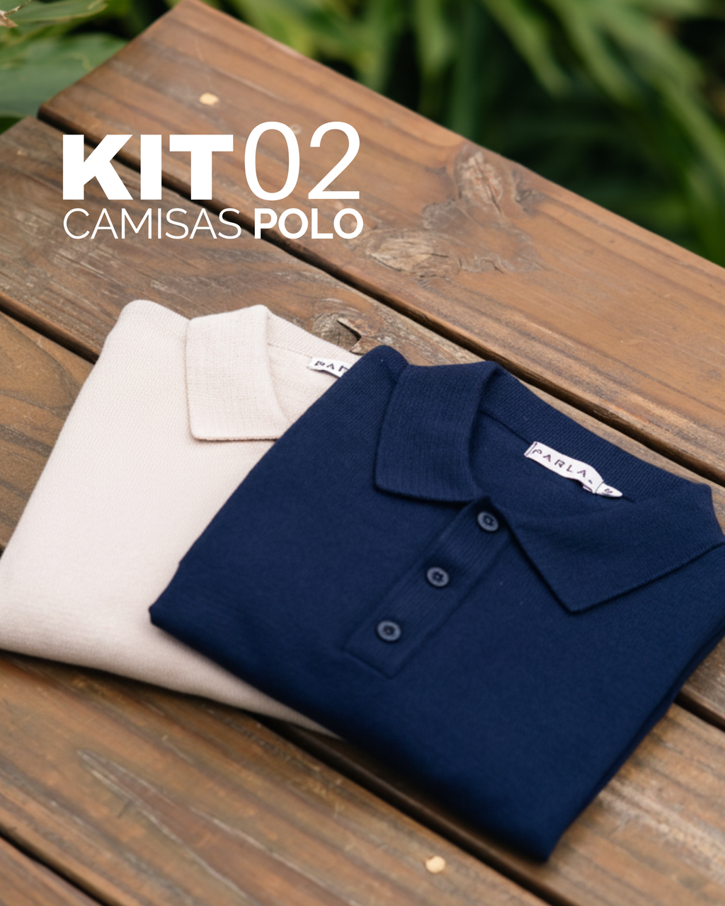 Camisa Polo em Tricot