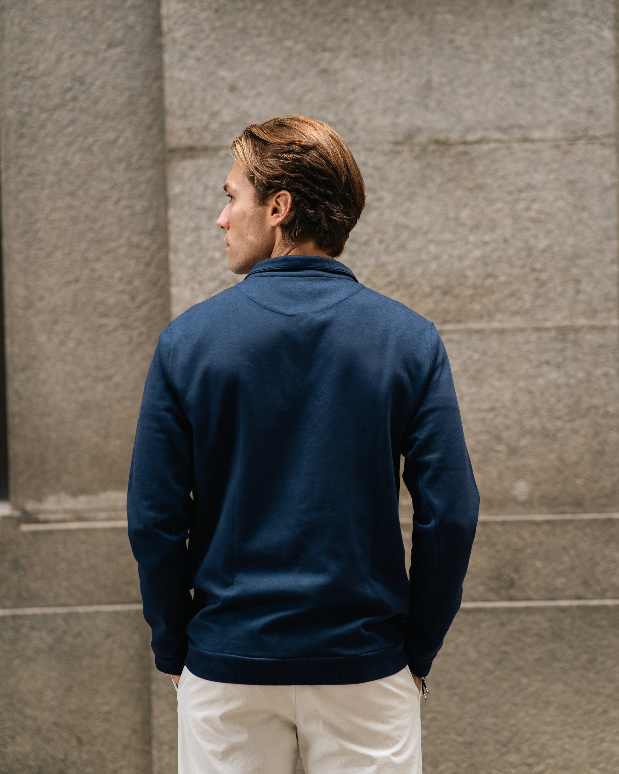 Suéter Zip-Neck