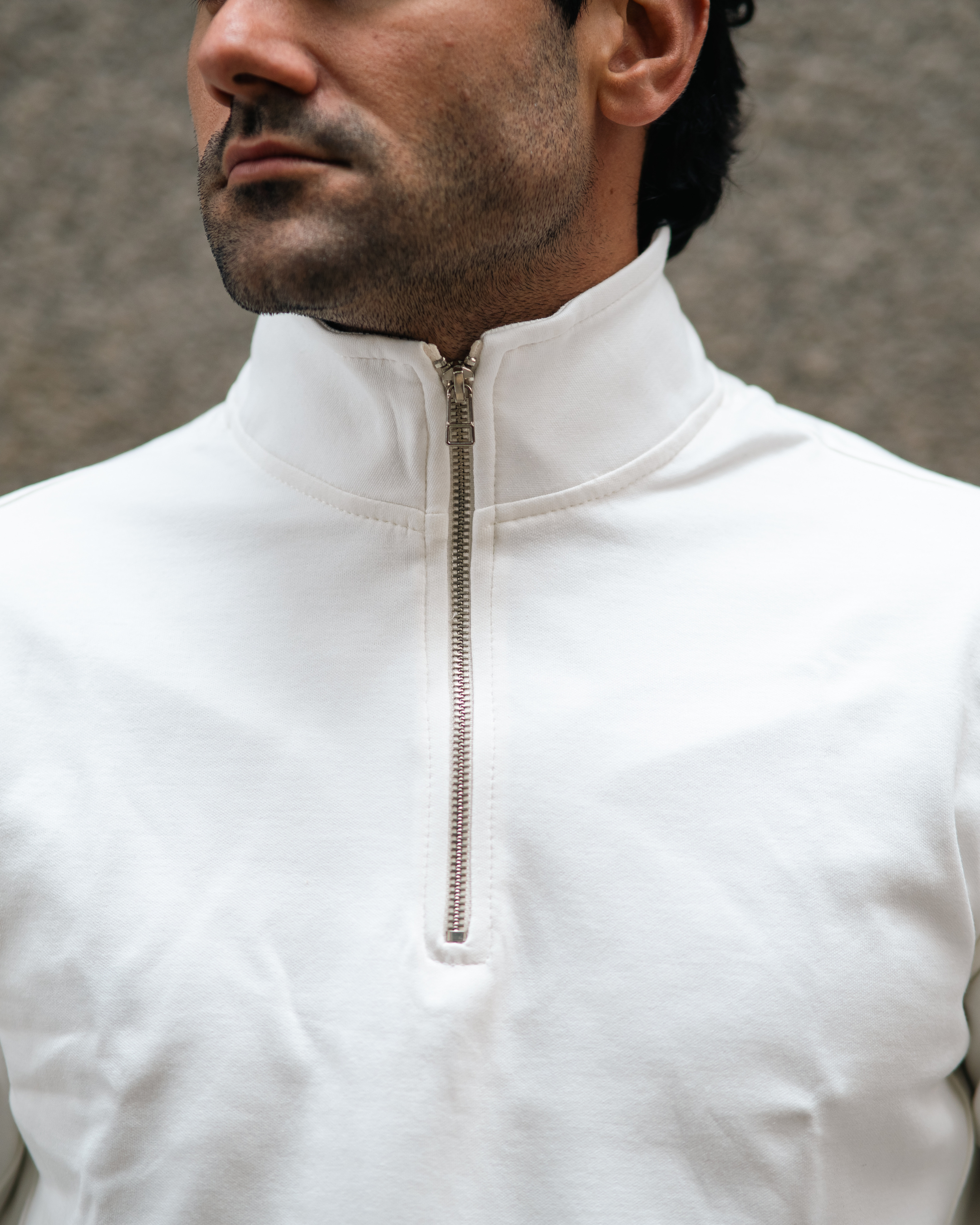 Suéter Zip-Neck