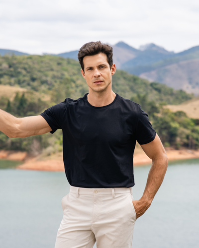 Camiseta Pima – Preto