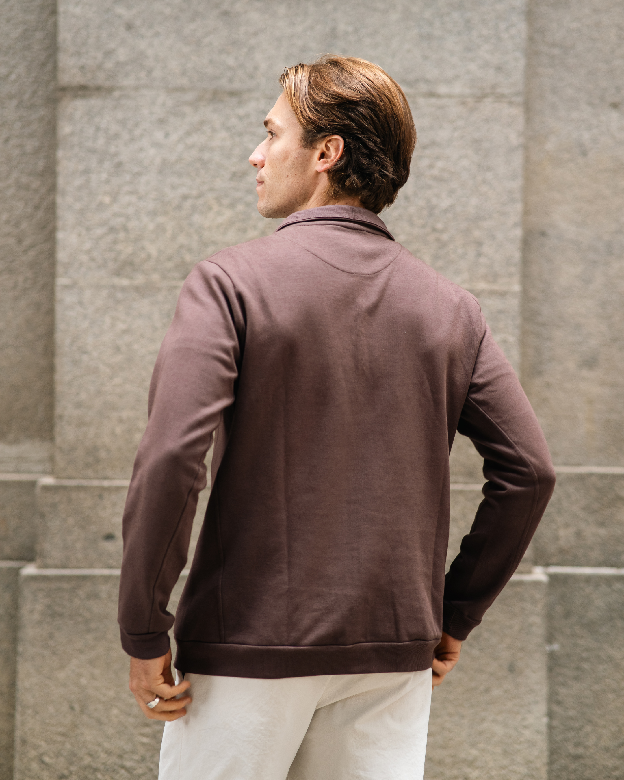 Suéter Zip-Neck