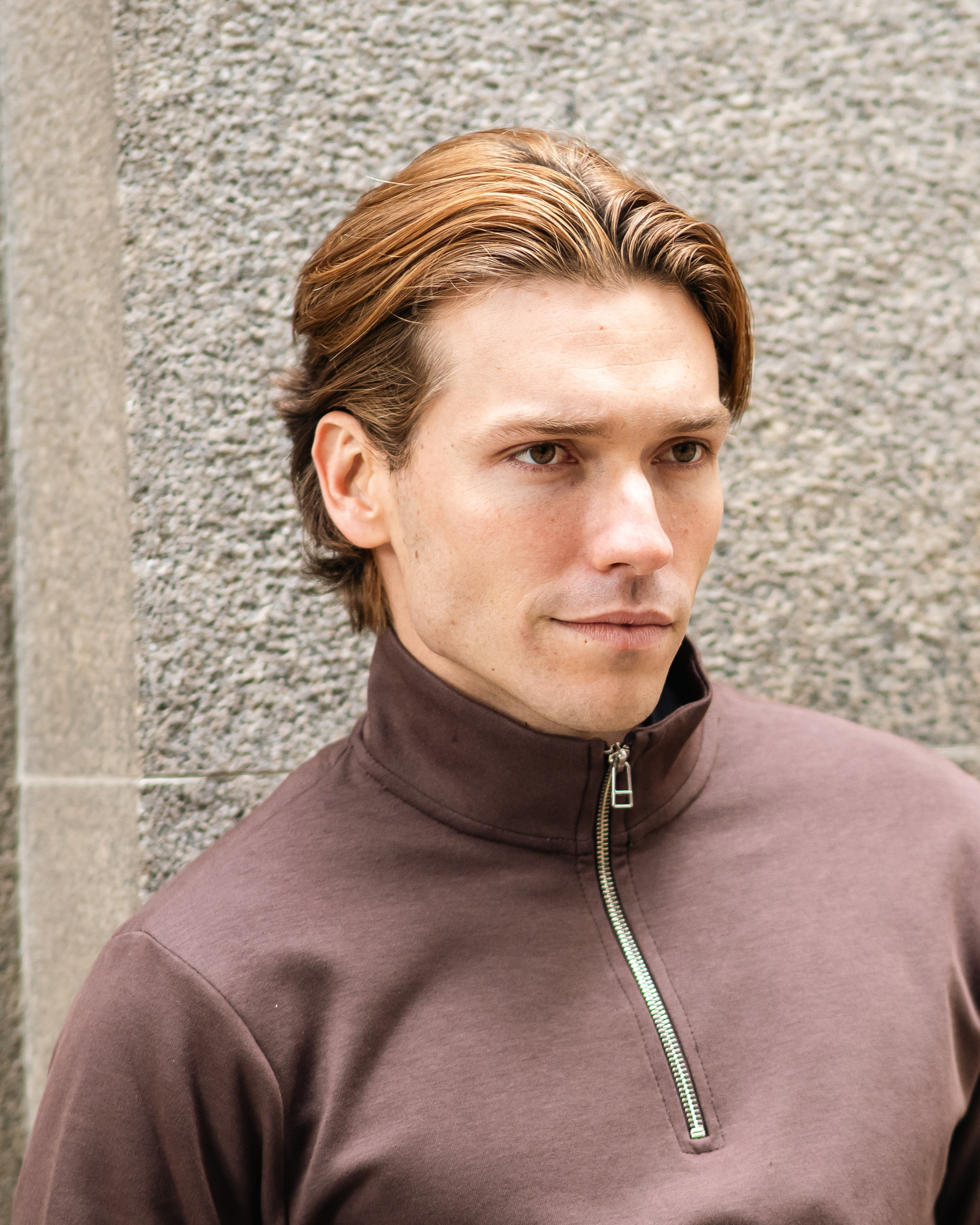 Suéter Zip-Neck