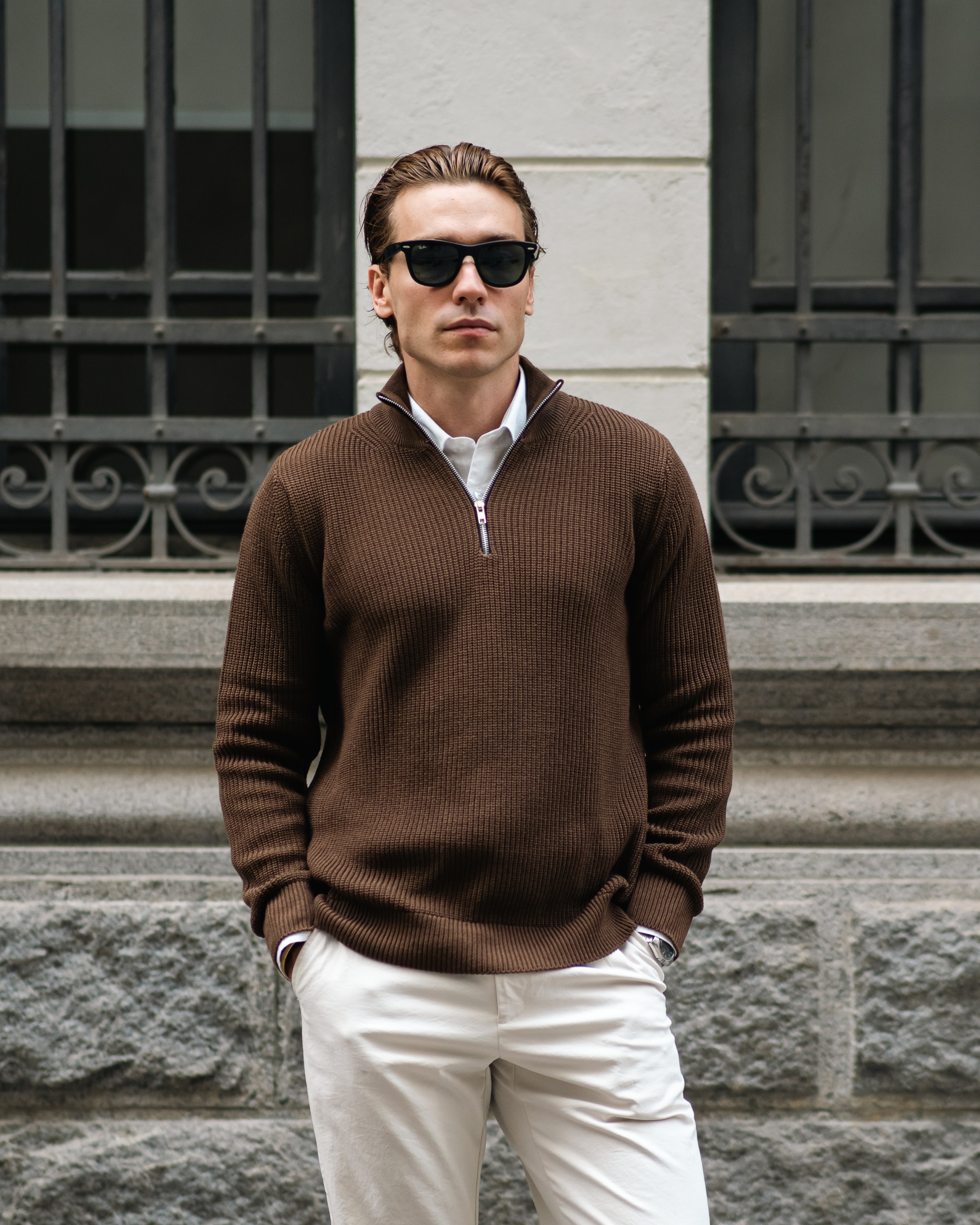 Tricot Quarter-Zip
