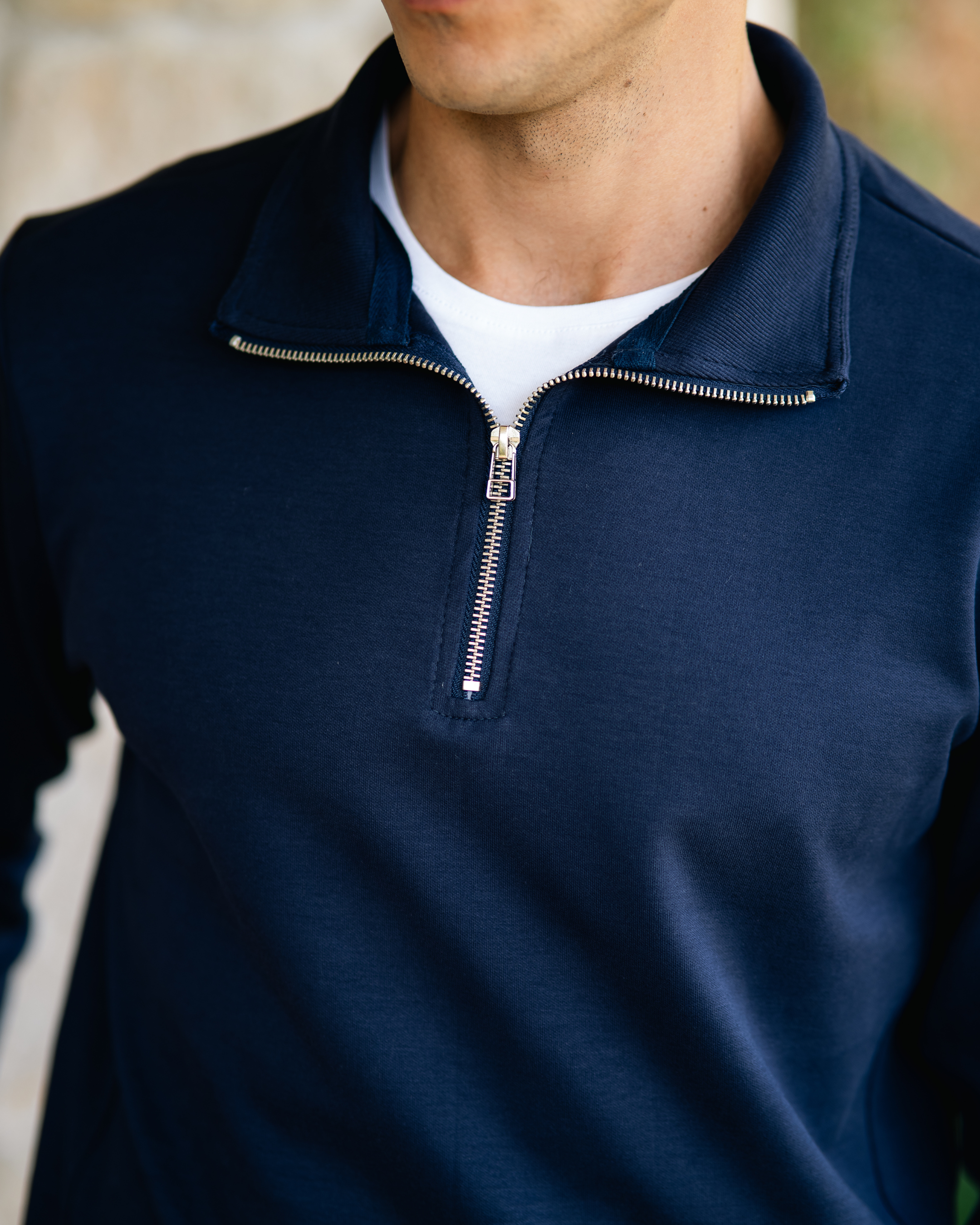 Suéter Zip-Neck (Kit 02)