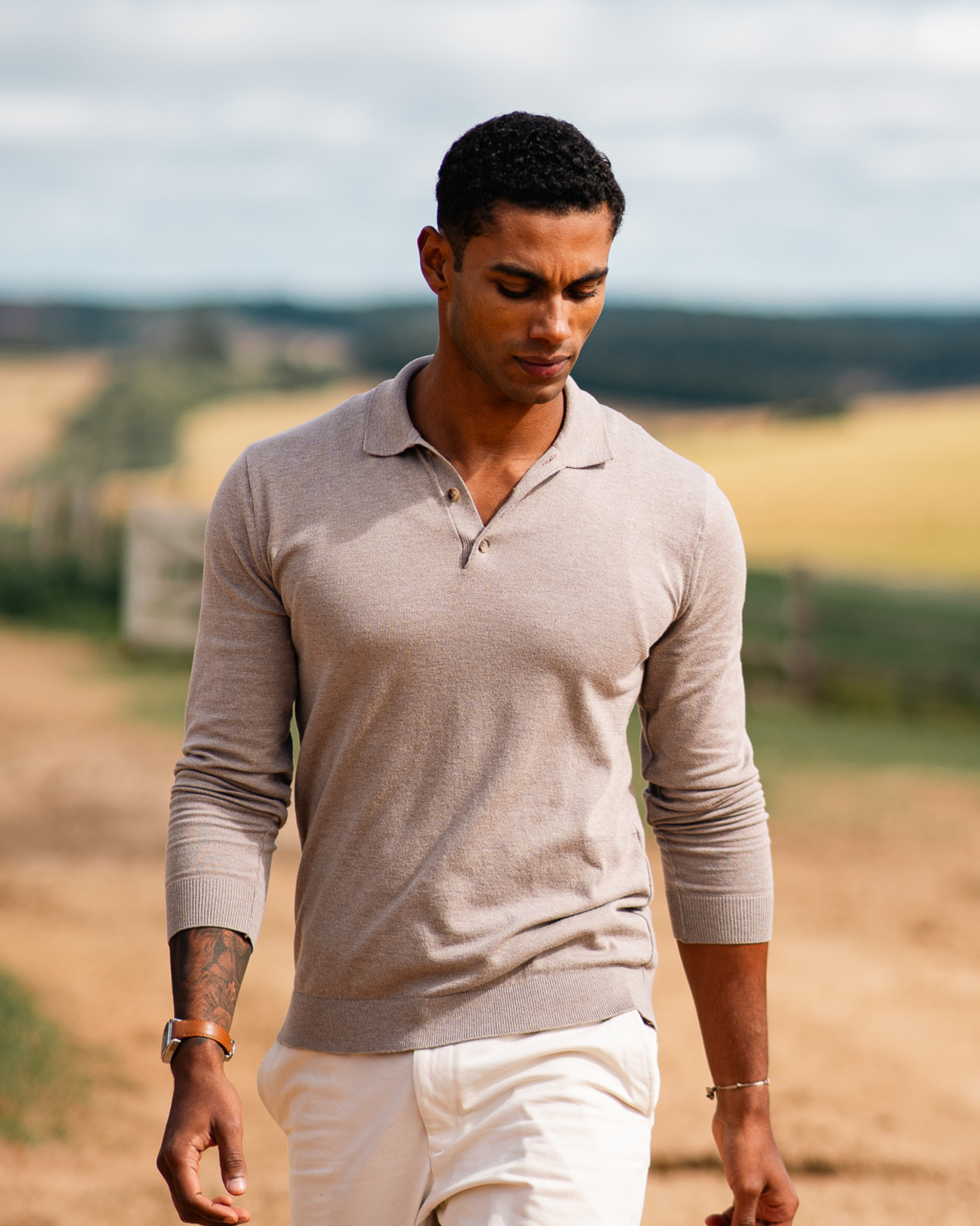 Polo Manga Longa Tricot [Collab RBN]