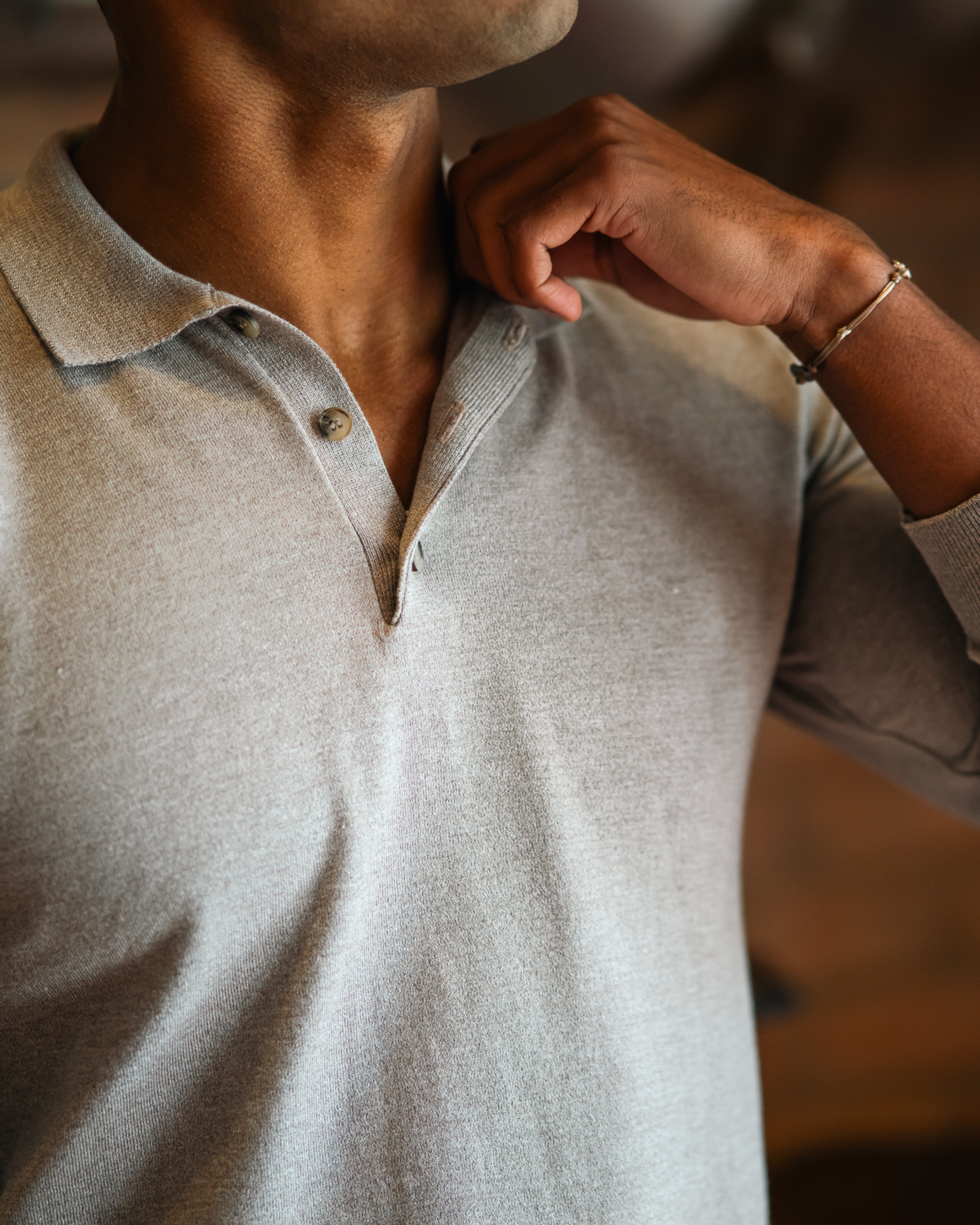 Polo Manga Longa Tricot [Collab RBN]